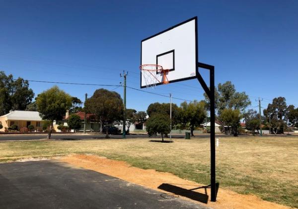 Heavy-duty-shire-rated-basketball-towers-powdercoated-black