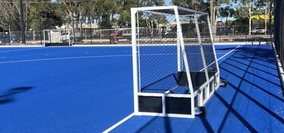 Heavy Duty Powdercoated Aluminium Hockey Goals Dayton Sports Centre in Caversham