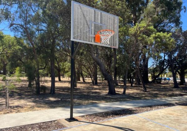 Replacement Basketball Tower At Tickner Park Mandurah 1