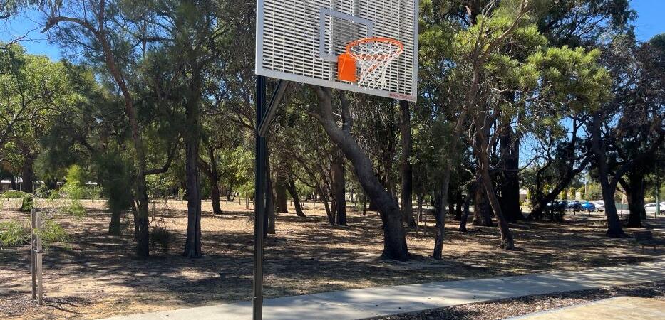Replacement Basketball Tower At Tickner Park Mandurah 1