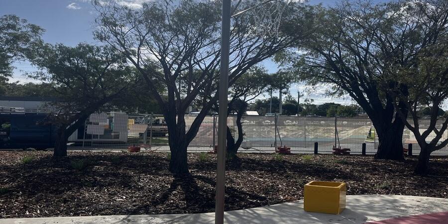 Heavy Duty Netball Post in Duncraig